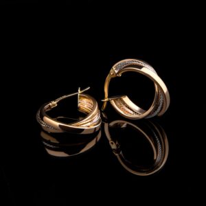 Crystal Baguette Stud Earrings