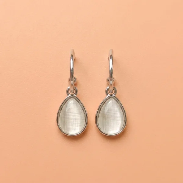 Elegant Teardrop Crystal Drop Earrings